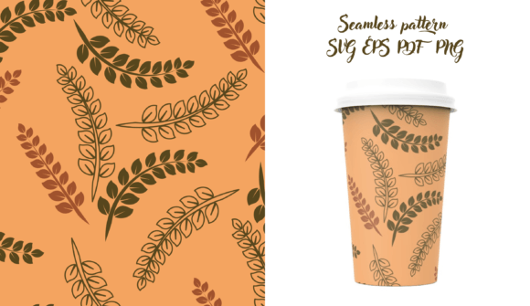 Bright Autumn Seamless Vector Pattern