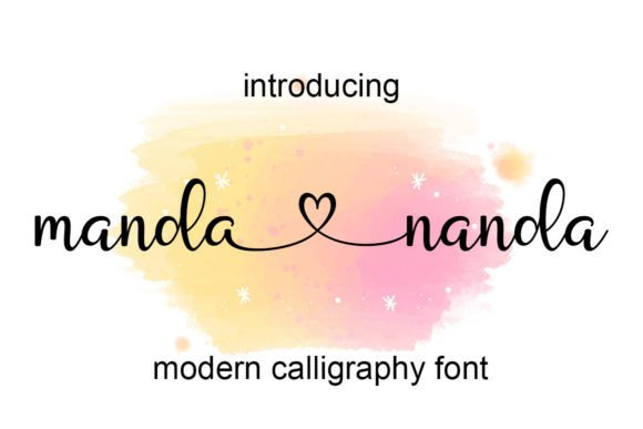 Discover the Enchantment of Manda Nanda: A Handwritten Font for Creative Projects