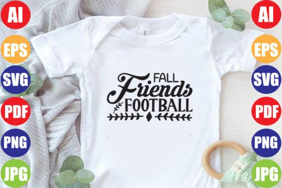 Fall Friends Football SVG Design for DIY Creations and Handmade Business