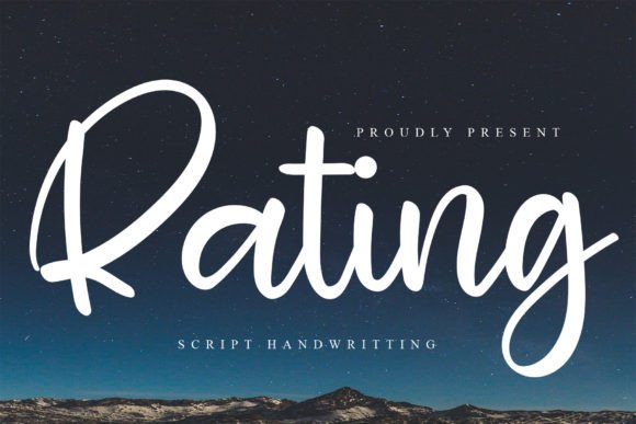Rating Font: A Playful Touch for Professional and Creative Projects