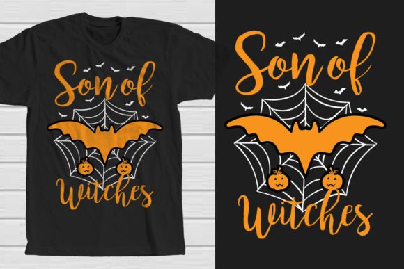 Son of Witches Font for Halloween T-Shirts